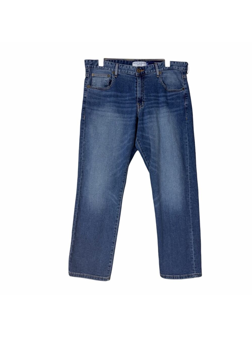 Peter Manning Johnny Jeans Standard Fit Blue Stretch Denim Men’s Size 34x27